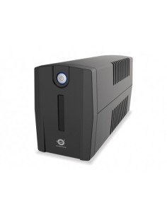 Conceptronic ZEUS 01E sistema de alimentación ininterrumpida (UPS) 4 salidas AC Línea interactiva 650 VA 360 W