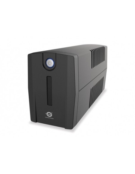 Conceptronic ZEUS 01E sistema de alimentación ininterrumpida (UPS) 4 salidas AC Línea interactiva 650 VA 360 W