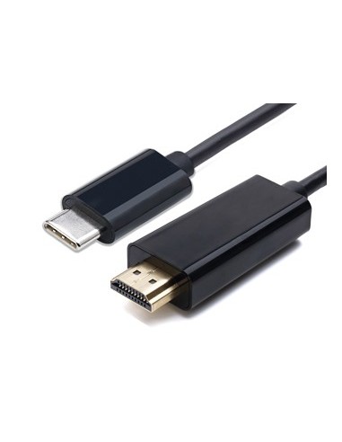 Equip 133466 adaptador de cable de vídeo 1,8 m USB Tipo C HDMI tipo A (Estándar) Negro