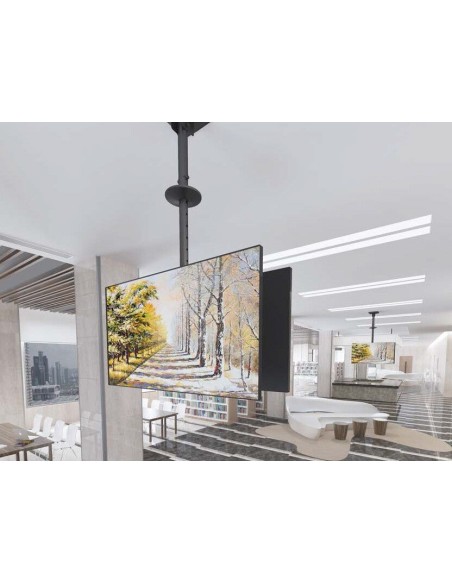 Equip 650370 soporte de techo para pantalla plana 165,1 cm (65") Negro