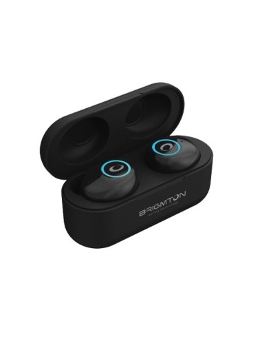 Brigmton BML-16-N auricular y casco Auriculares Dentro de oído Bluetooth Negro