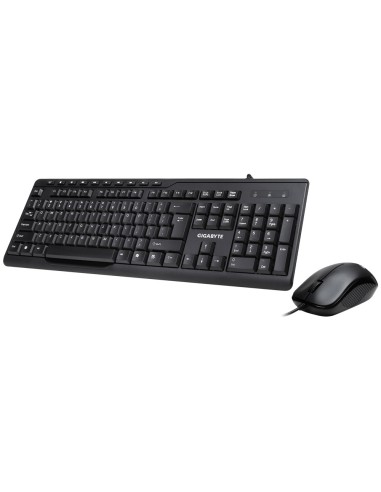 Gigabyte KM6300 teclado USB QWERTY Español Negro