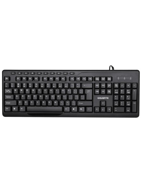 Gigabyte KM6300 teclado USB QWERTY Español Negro