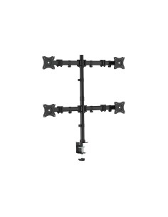 Equip 650117 soporte de mesa para pantalla plana 68,6 cm (27") Abrazadera Negro