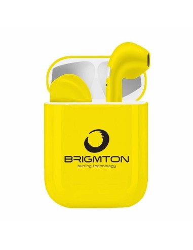 Brigmton BML-18-Y auricular Intraaural Dentro de oído Amarillo