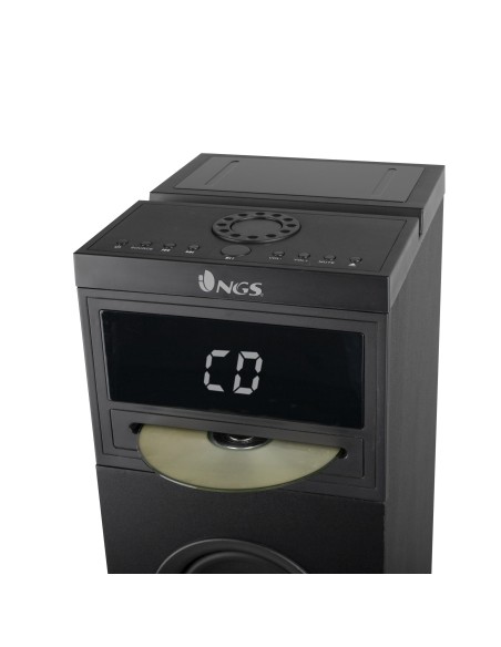 NGS Sky Gazer 120 W Sistema de altavoz portátil 2.1 Negro