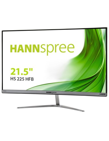 Hannspree HS 225 HFB 54,6 cm (21.5") 1920 x 1080 Pixeles Full HD LED Negro, Plata