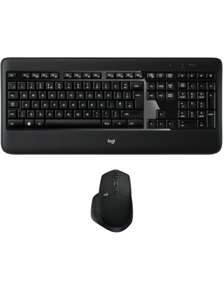 Logitech MX900 PERFORMANCE teclado RF Wireless + Bluetooth QWERTY Inglés internacional Negro