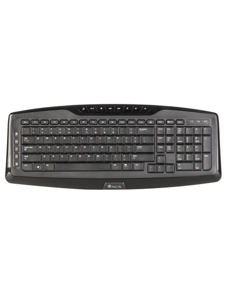 NGS Squad teclado USB QZERTY Español Negro