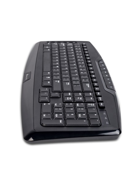 NGS Squad teclado USB QZERTY Español Negro
