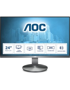 AOC Value-line I2490VXQ BT pantalla para PC 60,5 cm (23.8") Full HD LED Plana Gris