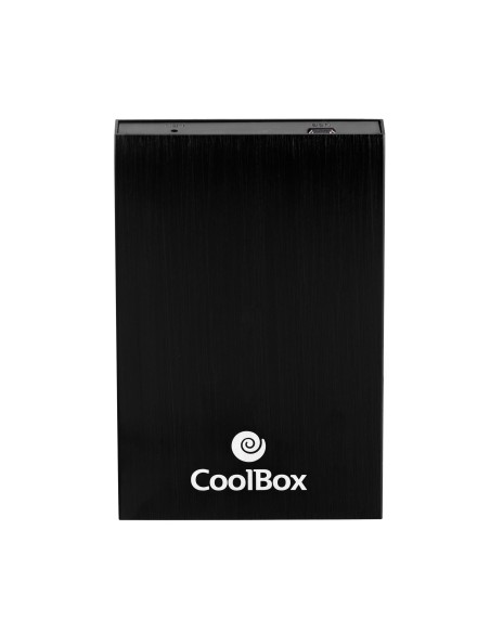 CoolBox SlimChase 2512 Carcasa de disco duro SSD Negro 2.5"