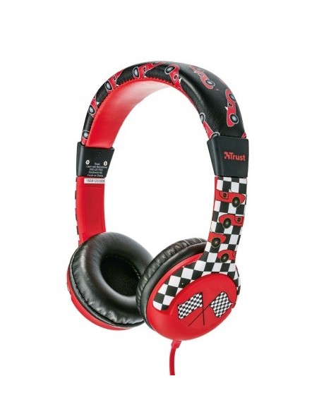Trust Spila Kids - Car Diadema Negro, Rojo