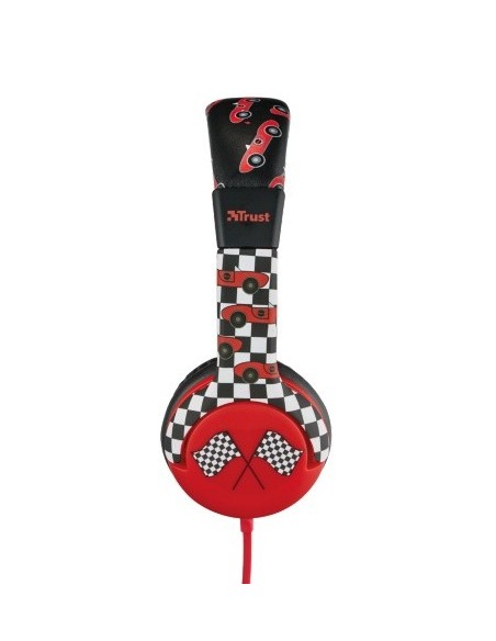 Trust Spila Kids - Car Diadema Negro, Rojo