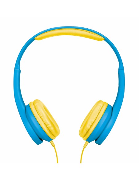 Trust Bino Kids Circumaural Diadema Azul, Amarillo