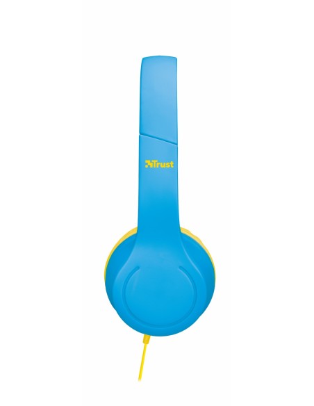 Trust Bino Kids Circumaural Diadema Azul, Amarillo