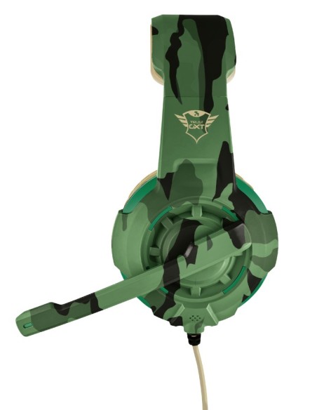 Trust GXT 310C Radius auricular con micrófono Diadema Binaural Camuflaje