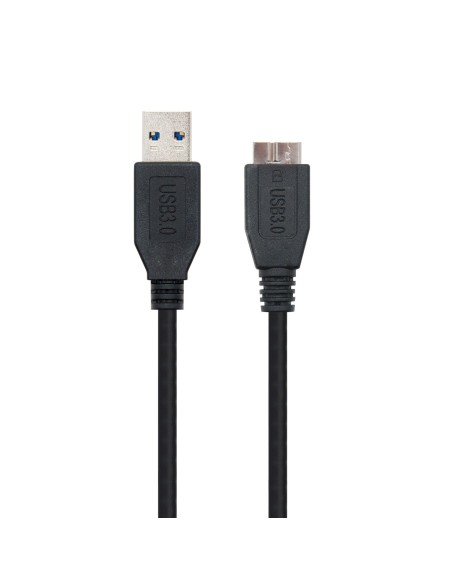Nanocable CABLE USB 3.0, TIPO A M-MICRO B M, NEGRO, 2.0 M