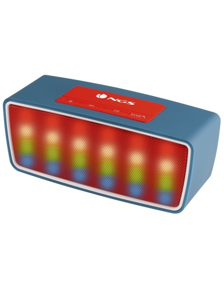 NGS Roller Glow Azul, Rojo 3 W