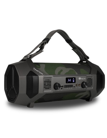 NGS Street Force 150 W Altavoz portátil estéreo Negro, Camuflaje