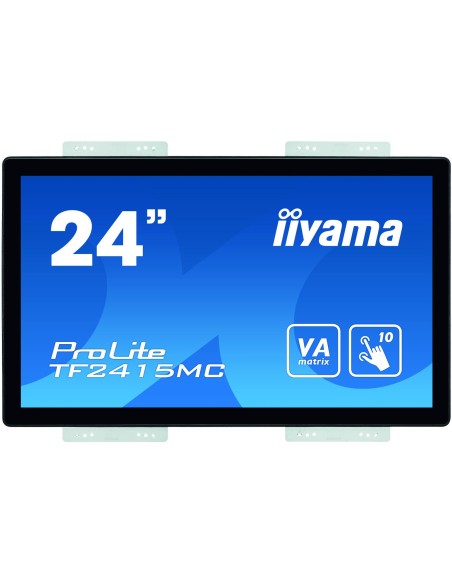 iiyama ProLite TF2415MC-B2 monitor pantalla táctil 60,5 cm (23.8") 1920 x 1080 Pixeles Multi-touch Multi-usuario Negro