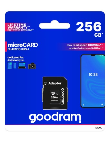 Goodram M1AA-2560R12 memoria flash 256 GB MicroSD UHS-I