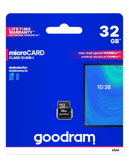 Goodram M1A0 32 GB MicroSDHC UHS-I Clase 10