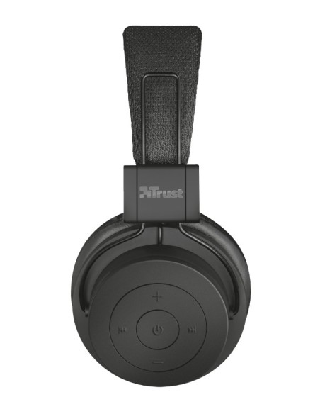 Trust Leva auriculares para móvil Binaural Diadema Negro