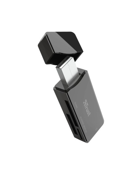Trust NANGA lector de tarjeta USB Negro