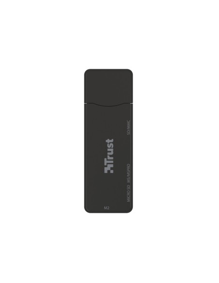 Trust NANGA lector de tarjeta USB 3.2 Gen 1 (3.1 Gen 1) Type-A Negro