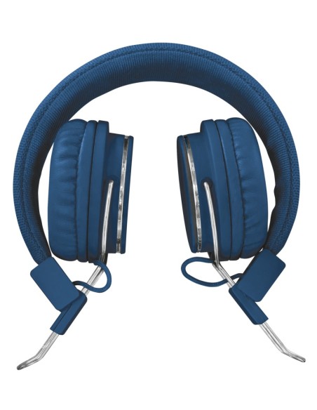 Trust Ziva Auriculares Diadema Conector de 3,5 mm Azul, Cromo