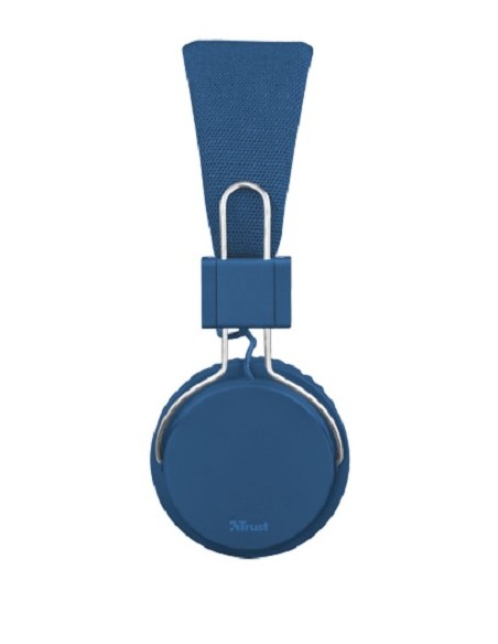 Trust Ziva Auriculares Diadema Conector de 3,5 mm Azul, Cromo