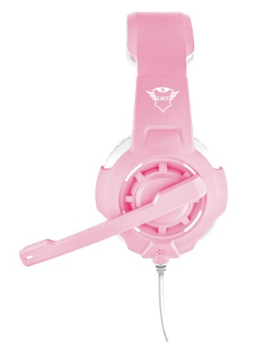 Trust GXT 310P Radius Binaural Diadema Rosa, Blanco