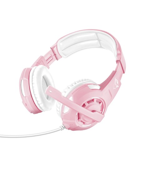 Trust GXT 310P Radius Binaural Diadema Rosa, Blanco
