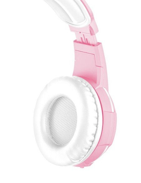 Trust GXT 310P Radius Binaural Diadema Rosa, Blanco