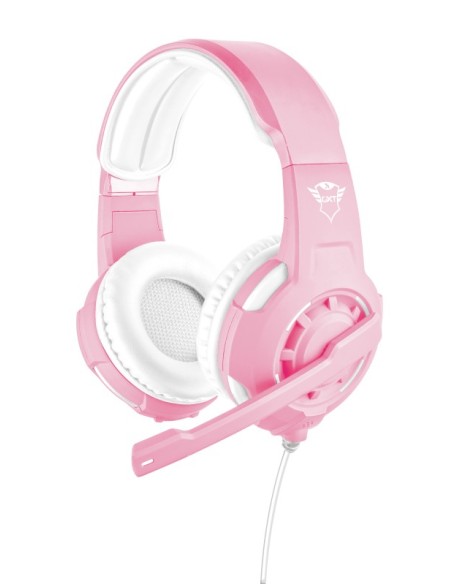 Trust GXT 310P Radius Binaural Diadema Rosa, Blanco