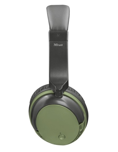Trust Kodo Auriculares Diadema Conector de 3,5 mm Bluetooth Negro, Oliva