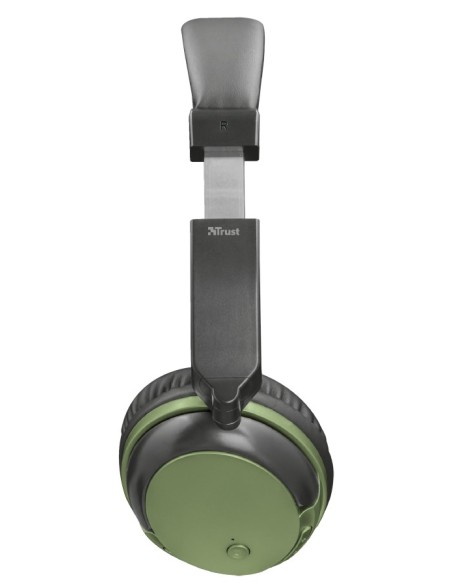 Trust Kodo Auriculares Diadema Conector de 3,5 mm Bluetooth Negro, Oliva
