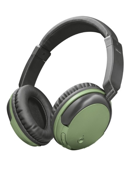 Trust Kodo Auriculares Diadema Conector de 3,5 mm Bluetooth Negro, Oliva