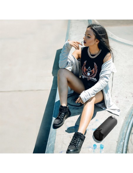 NGS Roller Tempo Altavoz portátil estéreo Negro 20 W