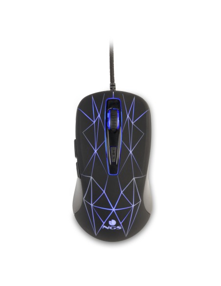 NGS GMX-110 ratón mano derecha USB tipo A Óptico 3200 DPI