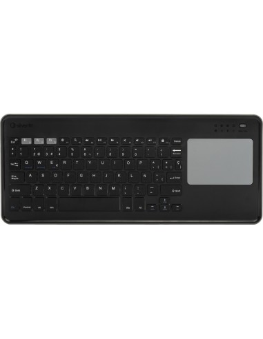 SilverHT Touchpad Wireless KB Dark Grey teclado