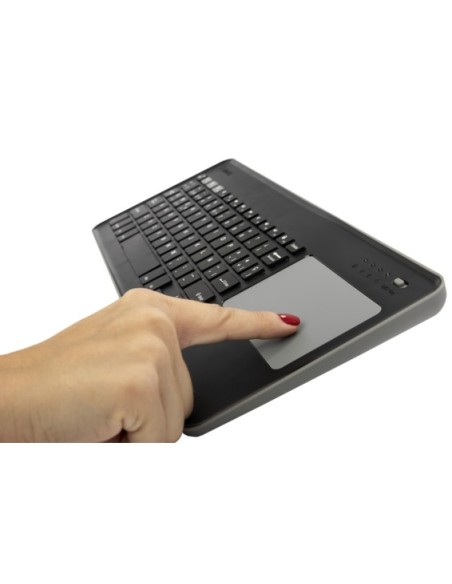 SilverHT Touchpad Wireless KB Dark Grey teclado
