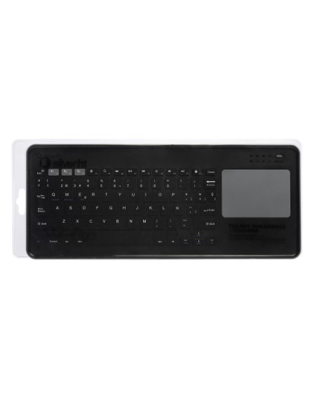 SilverHT Touchpad Wireless KB Dark Grey teclado