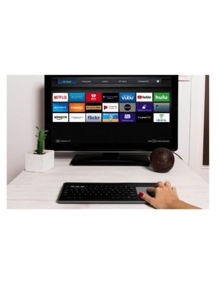 SilverHT Touchpad Wireless KB Dark Grey teclado