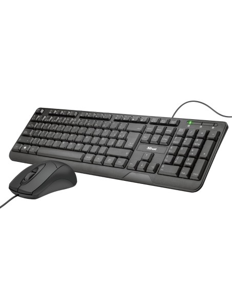 Trust Ziva teclado USB Español Negro