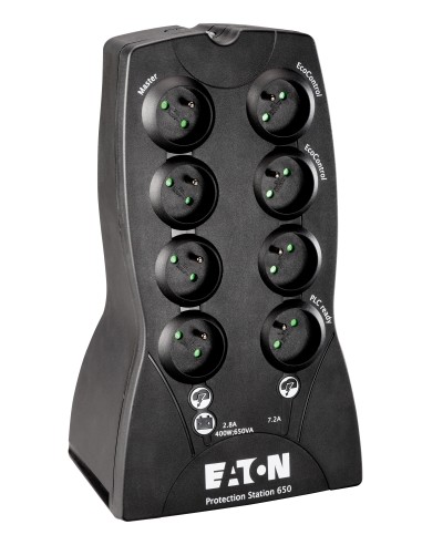 Eaton Protection Station 650 USB DIN sistema de alimentación ininterrumpida (UPS) 650 VA 400 W 8 salidas AC