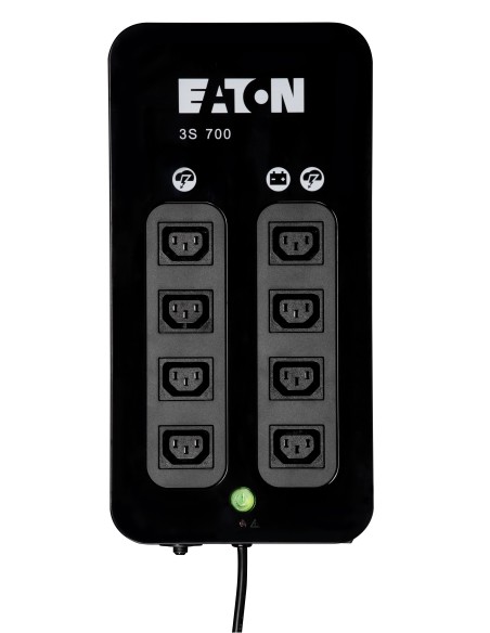 Eaton 3S 700 IEC 700 VA 420 W 8 salidas AC