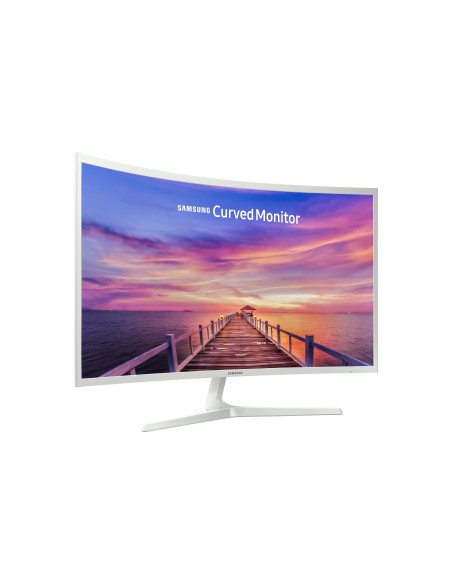 Samsung C32F395FWU 81,3 cm (32") 1920 x 1080 Pixeles Full HD LED Blanco