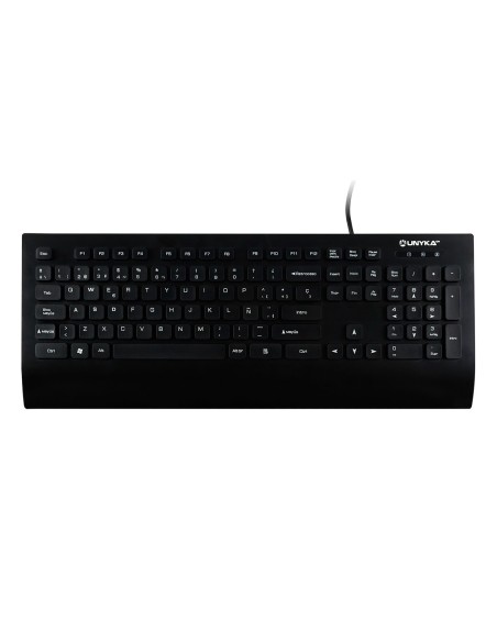 UNYKAch WAVE KB 10 teclado USB QWERTY Negro